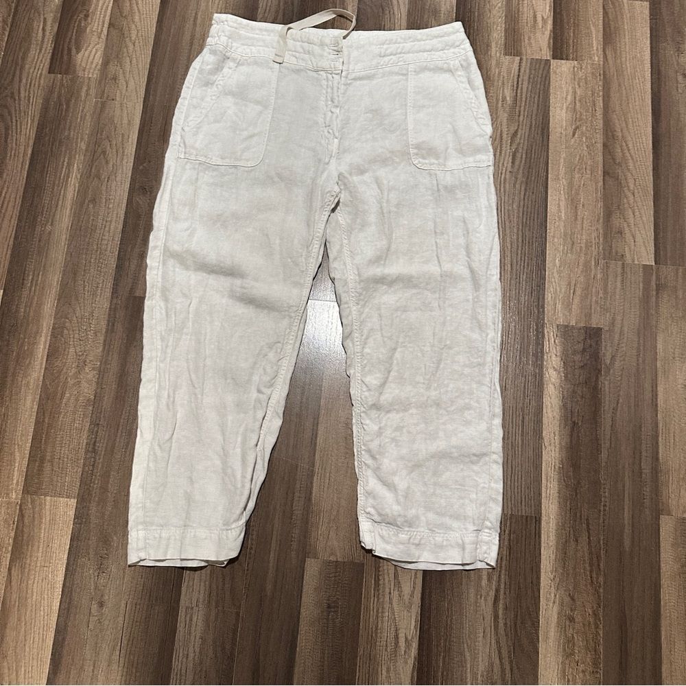 Poetry Cream Linen Pants  Pants 29